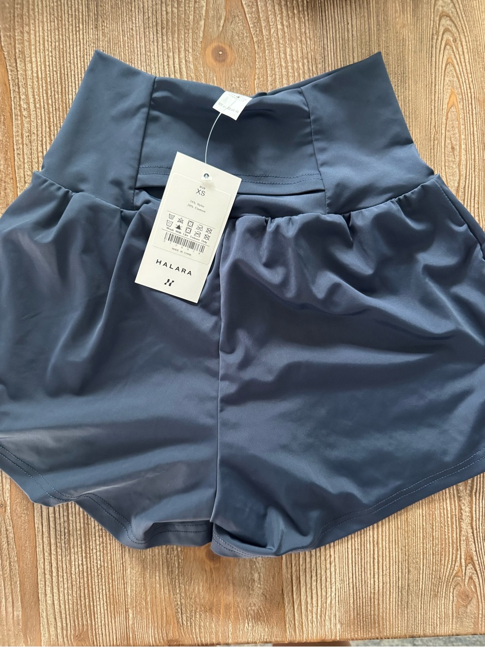 HALARA Bundle with Black Top  & Navy Athletic Shorts & Mint Green Top - Picture 11 of 12
